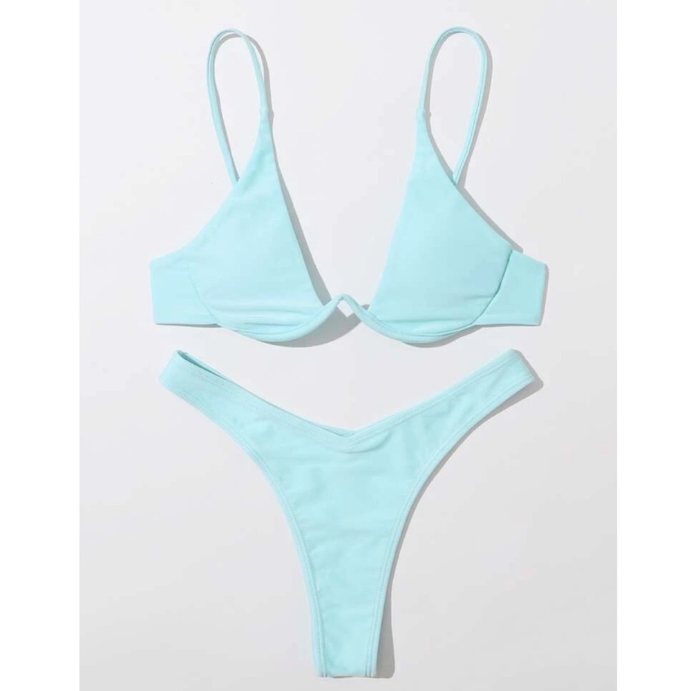 Underwire High Leg Bikini Swimsuit